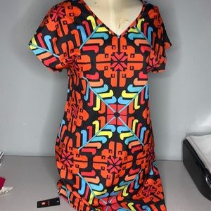 6/$20🍃LakLook Pattern Neon Dress with pockets